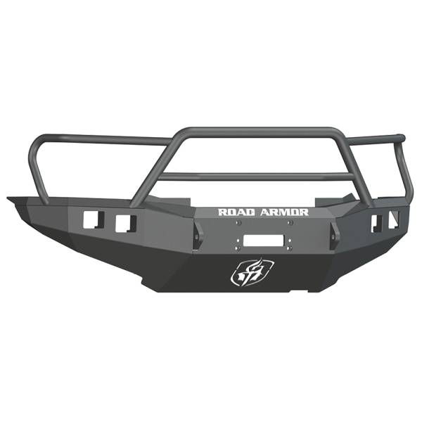 Road Armor - Road Armor 905R5B Stealth Winch Front Bumper with Lonestar Guard and Square Light Holes for Toyota Tacoma 2012-2015