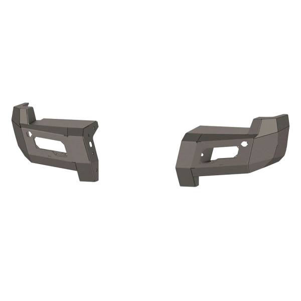 Road Armor - Road Armor 4102DR0 Identity Non-Shackle Rear Bumper Standard End Pods for Dodge Ram 2500/3500 2010-2018