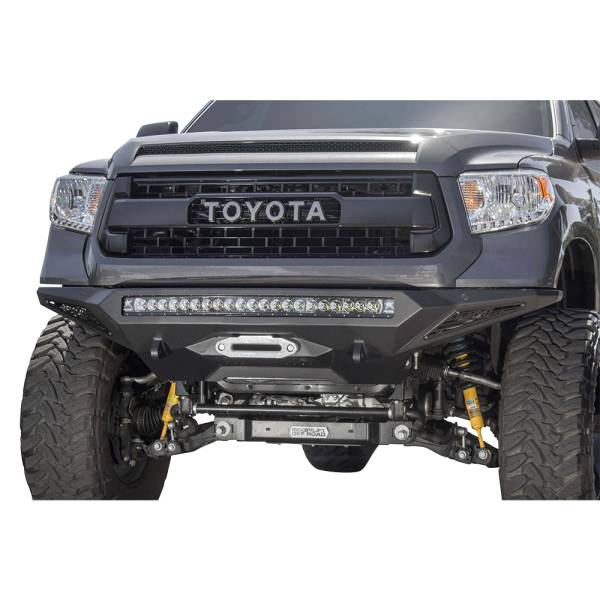 Addictive Desert Designs - ADD F741422860103 Stealth Fighter Winch Front Bumper with Sensor Holes for Toyota Tundra 2014-2021