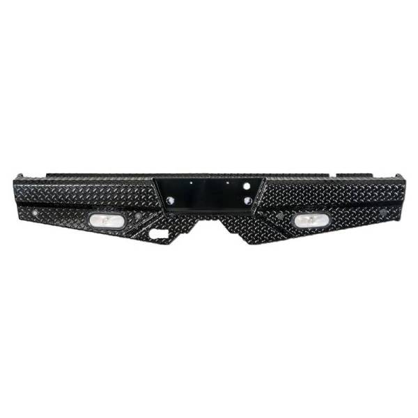 Frontier Gear - Frontier Gear 100-10-9011 Rear Bumper with Sensor Holes and Lights for Ford F150 2009-2014