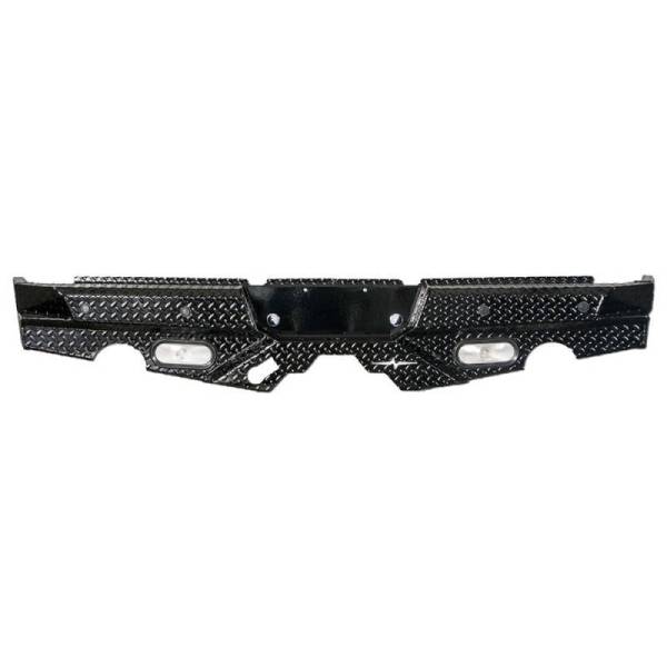 Frontier Gear - Frontier Gear 100-40-9004 Rear Bumper with Sensor Holes and Lights for Dodge Ram 1500 2009-2010 and Ram 1500 2011-2018