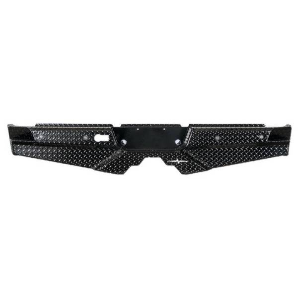 Frontier Gear - Frontier Gear 100-41-0003 Rear Bumper with Sensor Holes and No Lights for Dodge Ram 1500 2010 and Ram 1500 2011-2018