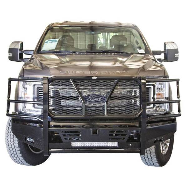 Frontier Gear - Frontier Gear 130-11-7006 Pro Front Bumper with Light Bar Compatible for Ford F250/F350 2017-2022
