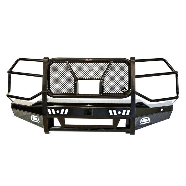 Frontier Gear - Frontier Gear 130-22-0006 Pro Front Bumper with Light Bar Compatible for Chevy Silverado 2500HD/3500 2020 New Body Style