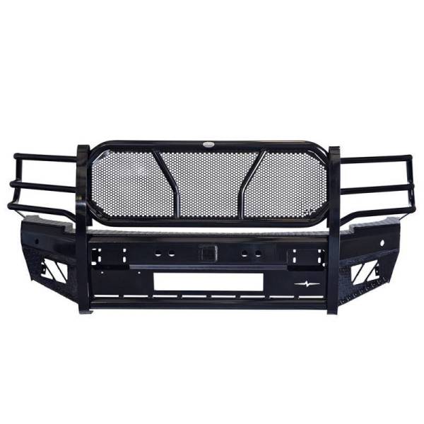 Frontier Gear - Frontier Gear 130-41-0007 Pro Front Bumper with Sensor Holes and Light Bar Compatible for Dodge Ram 2500/3500 2010 and Ram 2500/3500 2011-2018