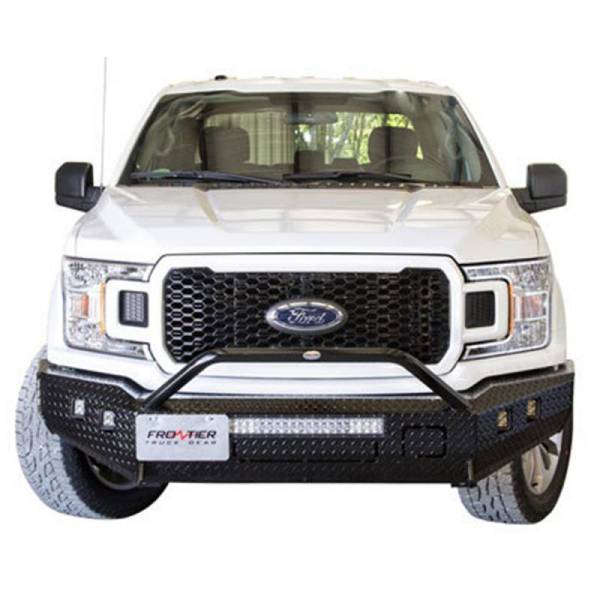 Frontier Gear - Frontier Gear 140-11-7009 Sport Winch Front Bumper for Ford F250/F350 2017-2022