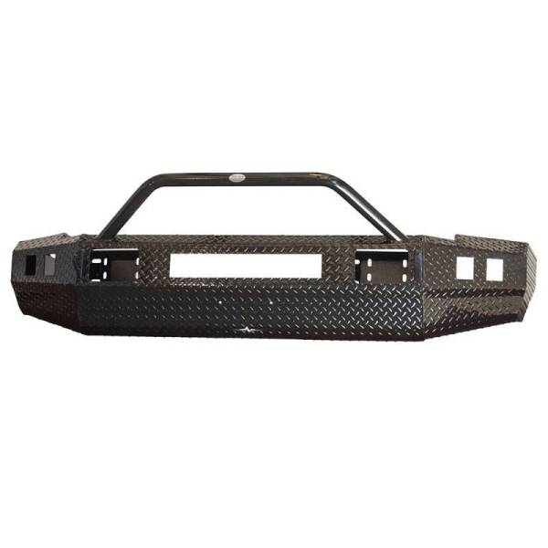 Frontier Gear - Frontier Gear 140-41-0012 Sport Front Bumper with Cube Light and Light Bar Compatible for Dodge Ram 2500/3500 2010-2019