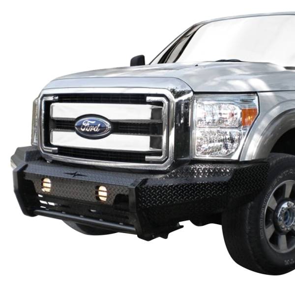 Frontier Gear - Frontier Gear 140-51-8011 Sport Front Bumper with Cube Light and Light Bar Compatible for Ford F150 2018-2020 New Body Style