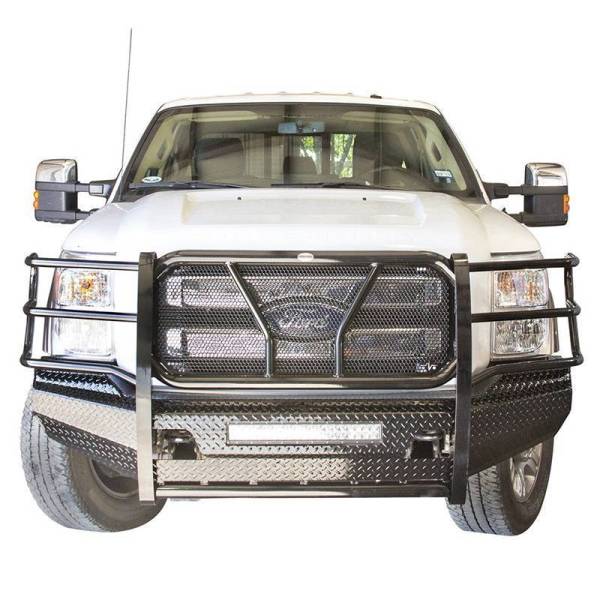 Frontier Gear - Frontier Gear 300-11-1006 Front Bumper with Light Bar Compatible for Ford F250/F350 2011-2016