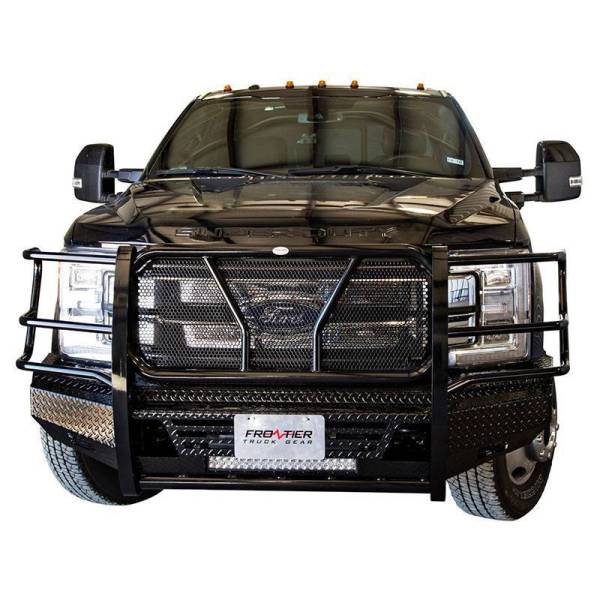 Frontier Gear - Frontier Gear 300-11-7006 Front Bumper with Light Bar Compatible for Ford F250/F350 2017-2022