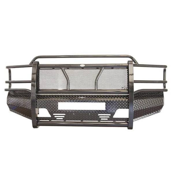Frontier Gear - Frontier Gear 300-19-9006 Front Bumper with Light Bar Compatible for Ford F250 1999-2004