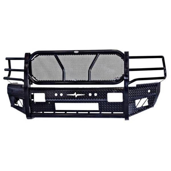 Frontier Gear - Frontier Gear 300-41-0007 Front Bumper with Sensor Holes and Light Bar Compatible for Dodge Ram 2500/3500 2010-2018