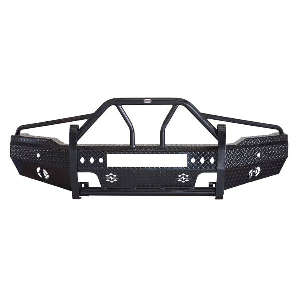 Frontier Gear - Frontier Gear 600-31-4010 Xtreme Front Bumper with Light Bar Compatible for GMC Sierra 1500 2014-2015