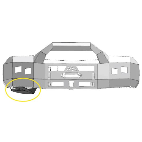 Backwoods - Backwoods BWMEMS-103SKID DEF Tank Skid Plate for Mercedes Sprinter 2014-2018