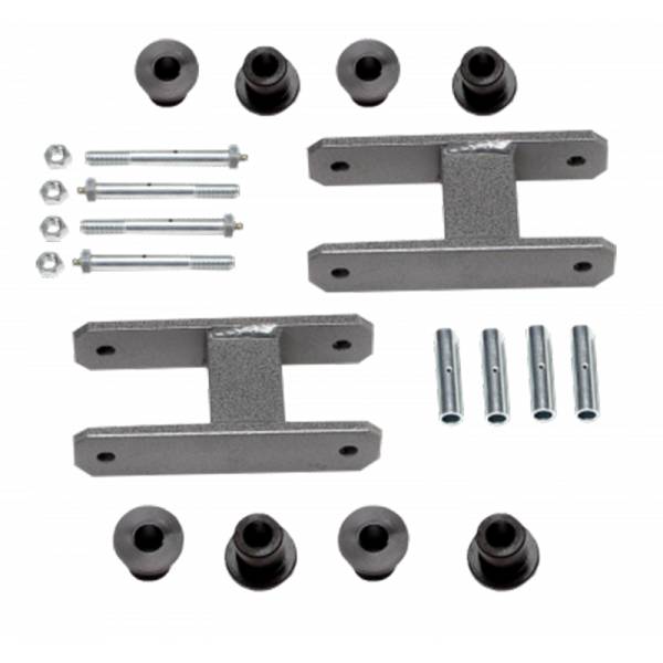Warrior - Warrior 15290 1.5" Lift Greaseable Leaf Spring Shackle Kit for Chevy S10 1984-1993