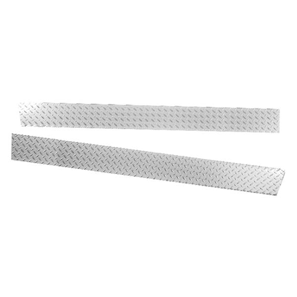 Warrior - Warrior 906UX Side Plates with 1" Lip for Jeep CJ5 1972-1983 - Polished Aluminum