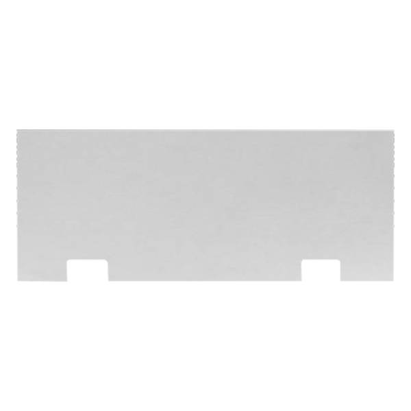 Warrior - Warrior 913PDA Tailgate Cover for Jeep CJ7 1976-1986 - Polished Aluminum