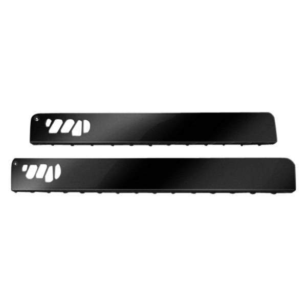 Warrior - Warrior S4920 Entry Guards for Toyota Tacoma Double Cab 2005-2022 - Black Powder Coat