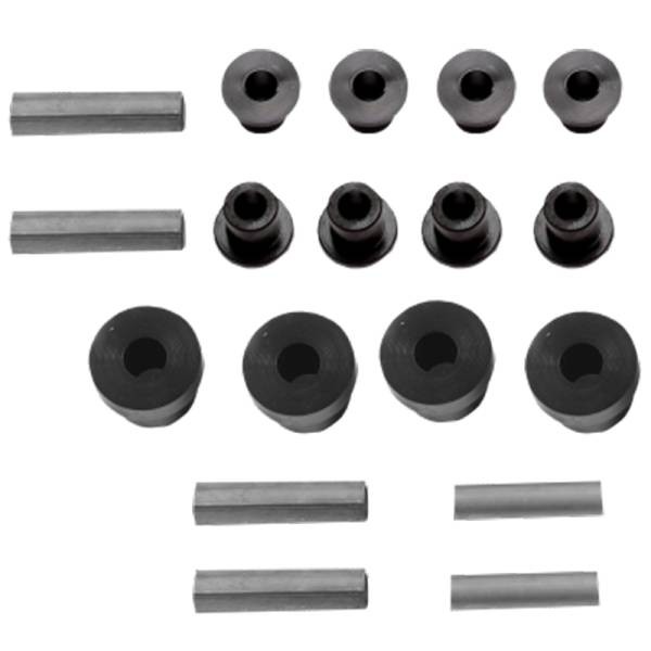 Warrior - Warrior 1802A Greaseable Bushing and Bolt Kit for Jeep CJ7 1976-1986