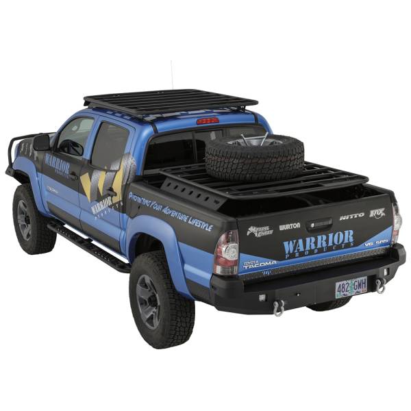 Warrior - Warrior 4720 Bolt-On Side Steps for Toyota Tacoma Double Cab 2005-2023
