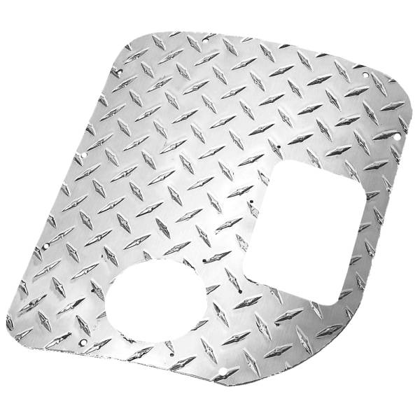 Warrior - Warrior 90440 Shifter Cover with Cutouts for Jeep CJ7 1980-1986 - Polished Aluminum