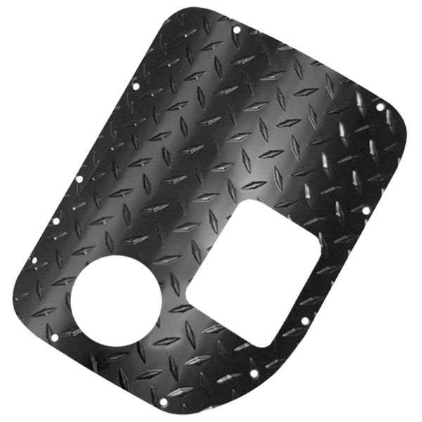 Warrior - Warrior 90444PC Shifter Cover with Cutouts for Jeep CJ7 1980-1986 - Black Powder Coat
