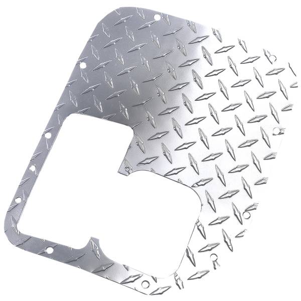 Warrior - Warrior 90740 Shifter Cover with Cutouts for Jeep Wrangler YJ 1987-1996 - Polished Aluminum