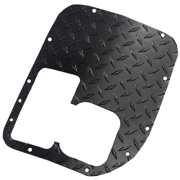Warrior - Warrior 90740PC Shifter Cover with Cutouts for Jeep Wrangler YJ 1987-1996 - Black Powder Coat