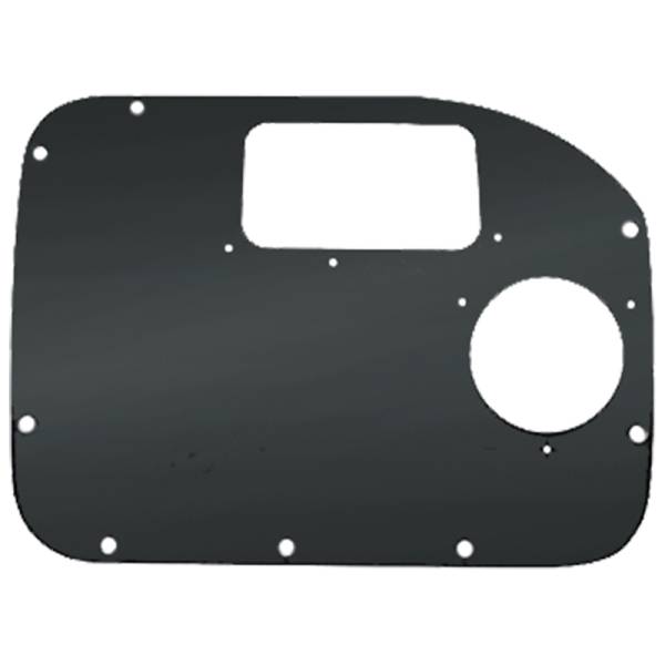 Warrior - Warrior S90440 Shifter Cover with Cutouts for Jeep CJ7 1980-1986 - Black Powder Coat