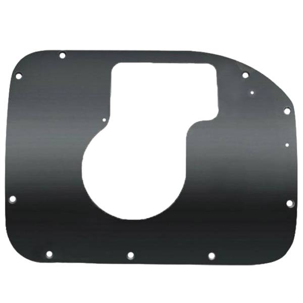Warrior - Warrior S90443 Shifter Cover with Cutouts for Jeep CJ7 1980-1986 - Black Powder Coat