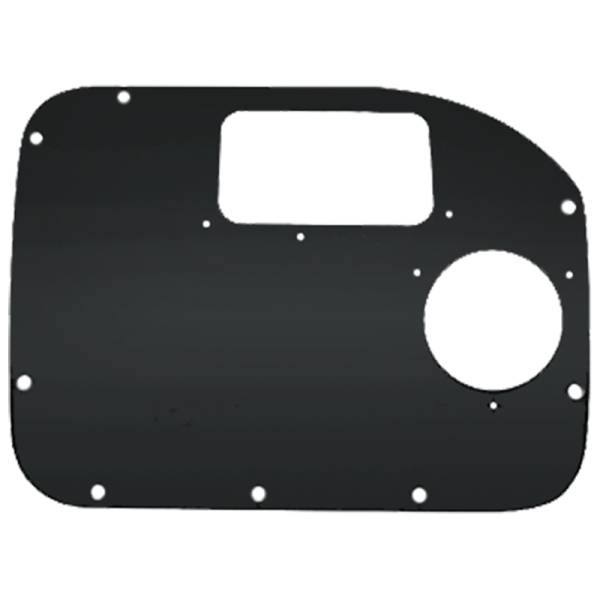 Warrior - Warrior S90444 Shifter Cover with Cutouts for Jeep CJ7 1980-1986 - Black Powder Coat