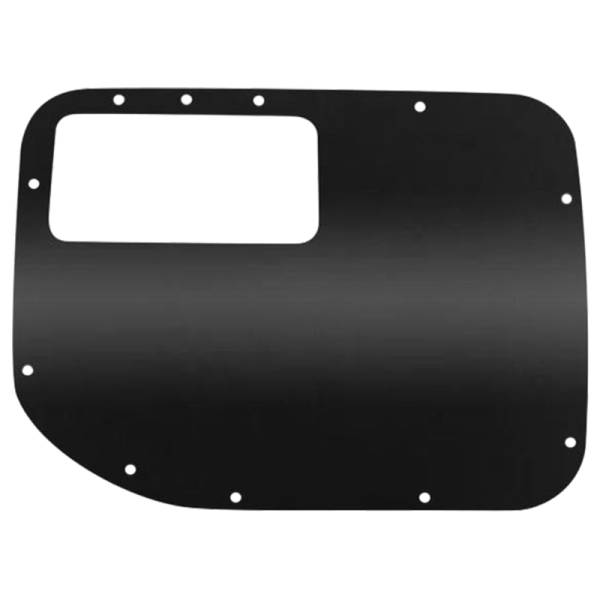Warrior - Warrior S90745 Shifter Cover with Cutouts for Jeep Wrangler YJ 1987-1996 - Black Powder Coat