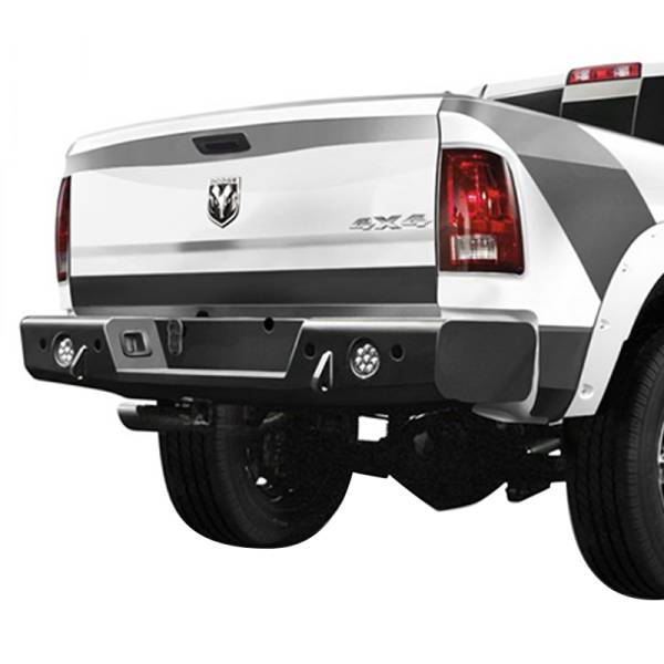 TrailReady - TrailReady 37700 Rear Bumper with D-Ring Tabs for Dodge Ram 2500/3500 2019-2020