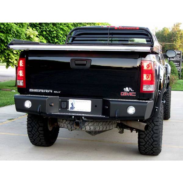 TrailReady - TrailReady 65502 Rear Bumper with D-Ring Tabs for GMC Sierra 1500 2007-2013