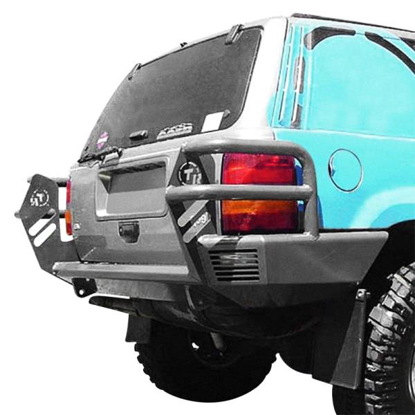 TrailReady - TrailReady 2200G Rear Bumper with Light Guards for Jeep Grand Cherokee ZJ 1993-1998