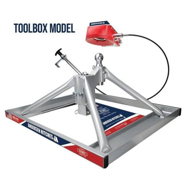 Andersen - Andersen 3220-TBX Gooseneck Version Ultimate 5th Wheel Connection Toolbox Model with Funnel