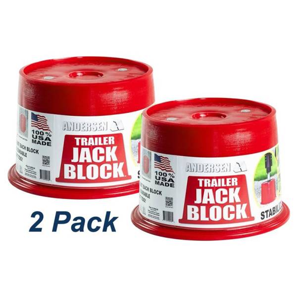 Andersen - Andersen 3608-2 Trailer Jack Block - 2 Pack