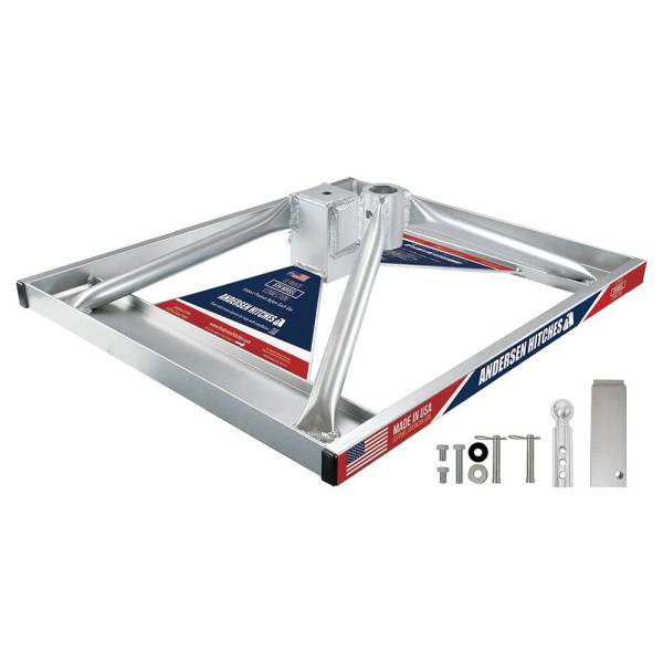 Andersen - Andersen 3224-TBX Lowered Ultimate 5th Wheel Connection ToolBox Base with Hardware