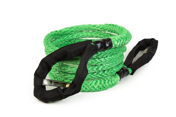 VooDoo Offroad - VooDoo Offroad 1300001A 7/8" x 20' Truck/Jeep Kinetic Recovery Rope Green with rope bag