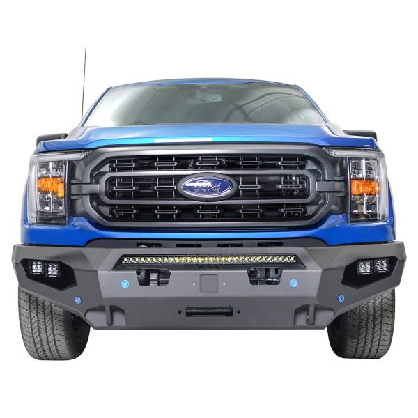 Fab Fours - Fab Fours FF21-X4751-1 Matrix Front Bumper with Sensor Holes for Ford F-150 2021