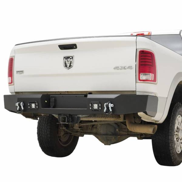 Scorpion Extreme Products - Scorpion SCO-RBRAM13 HD Rear Bumper with LED Cube Lights Dodge Ram 2500/3500 2013-2018