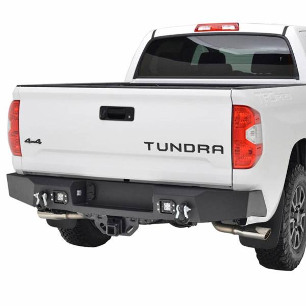 Scorpion Extreme Products - Scorpion SCO-RBTUN14 HD Rear Bumper with LED Cube Lights Toyota Tundra 2014-2021