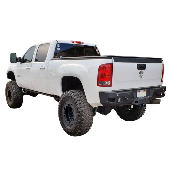 Chassis Unlimited - Chassis Unlimited CUB910312 Octane Rear Bumper with Sensor Holes for GMC Sierra 2500HD/3500 2007-2010