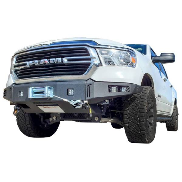 Chassis Unlimited - Chassis Unlimited CUB940102 Octane Winch Front Bumper with Sensor Holes for Dodge Ram 1500 2019-2021