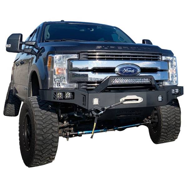 Chassis Unlimited - Chassis Unlimited CUB940141 Octane Winch Front Bumper for Ford F-250/F-350 2017-2022