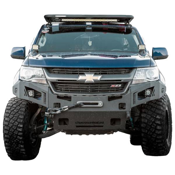 Chassis Unlimited - Chassis Unlimited CUB940201 Octane Winch Front Bumper for Chevy Colorado 2015-2020
