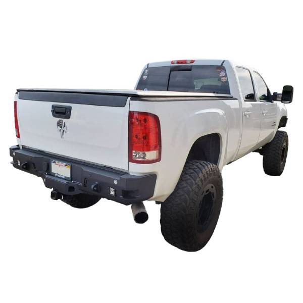 Chassis Unlimited - Chassis Unlimited CUB910302 Octane Rear Bumper with Sensor Holes for GMC Sierra 2500HD/3500 2015-2019