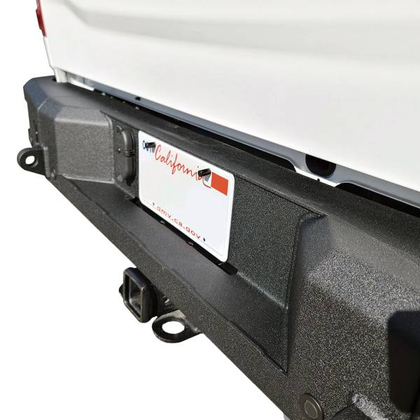 Chassis Unlimited - Chassis Unlimited CUB990322 Attitude Rear Bumper with Sensor Holes for Dodge Ram 2500/3500 2019-2024