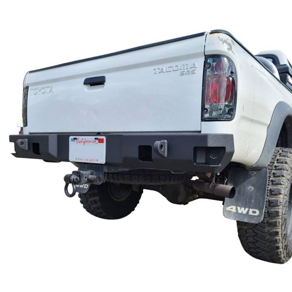 Chassis Unlimited - Chassis Unlimited CUB910411 Octane Rear Bumper for Toyota Tacoma 1995-2004 - Black Powder Coat
