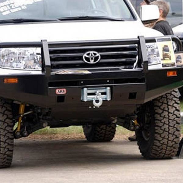 ARB 4x4 Accessories - ARB 3415100 Commercial Front Bumper with Bull Bar for Toyota Land Cruiser 200 Series 2007-2012